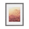 thumbnail image 1 of DesignOvation Gallery 11" X 14" Matted to 8" X 10" Grey Picture Frame, 1 of 7