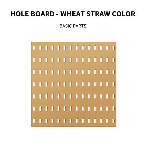 Panneaux Pegboard pour Rangement Mural - Organisateur en Plastique Perforé 28 cm x 28 cm pour Cuisine, Garage et Atelier
