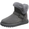 thumbnail image 1 of Coofit Women Winter Boots Simple - Faux Fur Cuff Decorative Snow Boots Ankle Booties, 1 of 10
