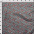 thumbnail image 4 of oneOone Tissu Polyester Spandex Bleu Ciel Matériau de Robe Géométrique Tissu Imprimé Tissu au Mètre 56 Pouces de Large, 4 of 4