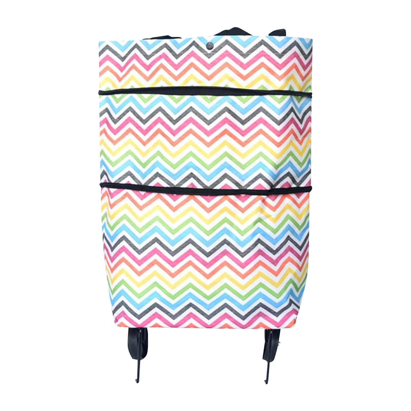 Sac Accelerateh 2 en 1 Sac de Magasinage Pliant Sac Vert Portable Chariot de Magasinage Pliable avec Roues Sacs de Rangement de Compression pour Vêtements Boîtes de Rangement Sacs de Voyage Transparents pour Vêtements Matelas