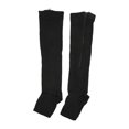 thumbnail image 2 of Compression Stockings, Decompression Open Toe Compression Stockings Zipper Promote Blood Circulation Elastic Leg Slimming Nylon  For Sports For Men Skin Color,Black, 2 of 8