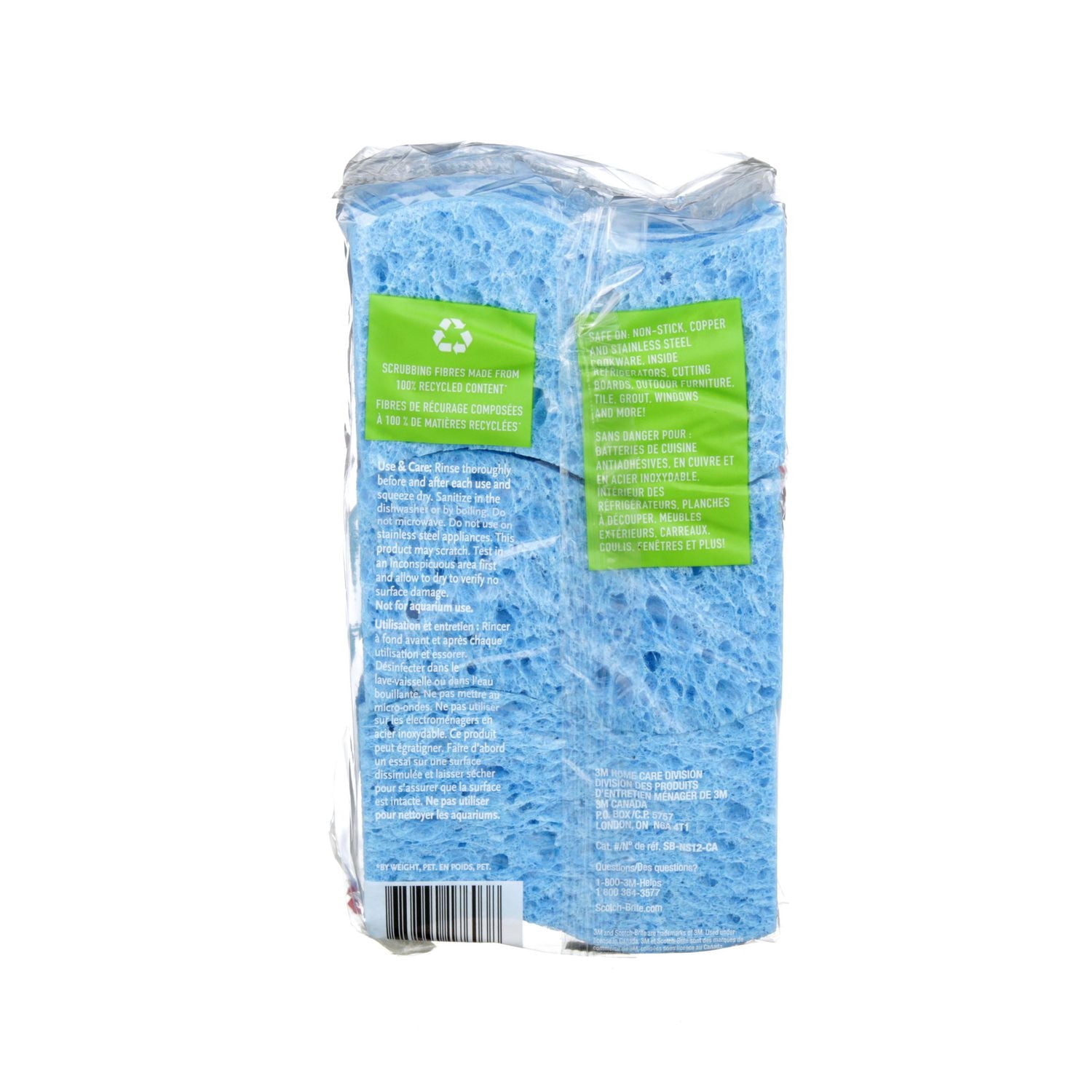 Scotch-Brite® Éponge à Récurer Antiégratignures, Lot de 12