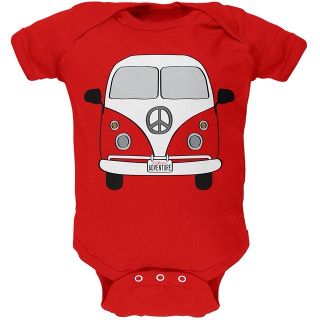 Halloween Travel Bus Costume Camper Adventure Soft Baby One Piece