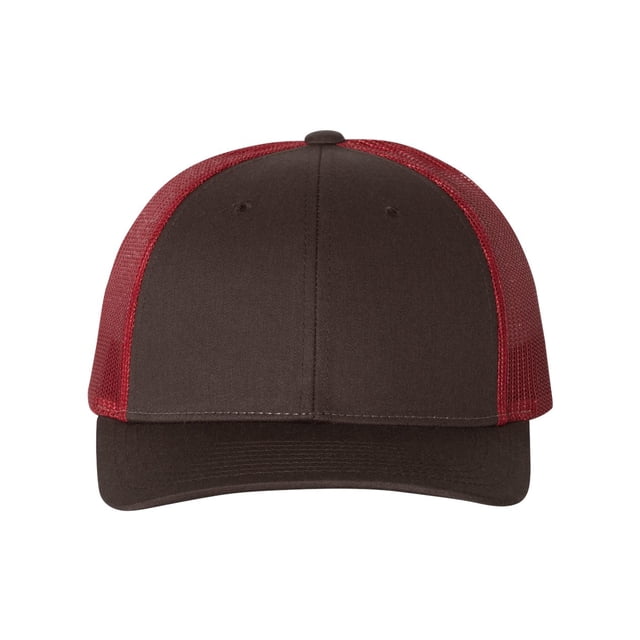 Richardson Low Pro Trucker Cap, M-L, Coffee-Claret