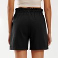 thumbnail image 4 of Penkiiy Shorts Cargo pour Femmes, Décontractés et Habillés, Taille Haute, avec Poches, Mode Printemps 2024, Randonnée, Plein Air, Détente, TG, Noir, 4 of 9