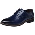thumbnail image 1 of Kcodviy Classical Style Shoes for Classic Leather Men's Shoes Men Slip on Pu Leather Work Shoes for Men Composite Toe Leather Low Rubber Sole Chef Shoes Men Leather Block Heel Work, 1 of 7