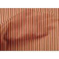 thumbnail image 4 of oneOone Popeline de Coton Brun Rouille Tissu à Rayures Bloc Matière de Robe Tissu Imprimé Tissu au Mètre 42 Pouces de Large, 4 of 4