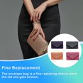 thumbnail image 2 of thinsony Sac Enveloppe pour Femmes Rectangulaire avec Strass Sac à Main de Mariage Cadeau d'Anniversaire Bleu Foncé, 2 of 9