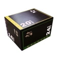 thumbnail image 1 of S SERENABLE 3 in 1 Plyometric Jumping Box Plyometric Box Equipment Jump Training Box Step up Box, Plyo Box for Strength Training Exercise 40cmx50cmx60cm, 1 of 7