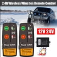 thumbnail image 3 of relayinert ABS Universal Electric Winch Switch Controller Wireless Remote Control For Off-Road ATV Trailer Boat 12V 24VWinch Remote Wireless Remote Control White, 3 of 6