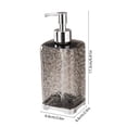 thumbnail image 3 of JilgTeok 3 Packs 450ml Ripple Pattern Hand Soap Dispenser Pump Bottle for Bathroom Kitchen Refillable Liquid Soap Lotion Shampoo Dispenser Plastic Hand Wash Station Supplies, 3 of 6