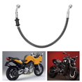 thumbnail image 3 of Conduite de Frein de Moto Isolation Thermique Acier Sensible PVC Noir Universel, 3 of 8