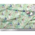 thumbnail image 3 of Soimoi Rayon Fabric Branch & Bird Artistic Print Sewing Fabric Yard 56 Inch Wide, 3 of 3
