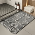 thumbnail image 3 of Tapis de Bain Antidérapant avec Endos en Caoutchouc Super Absorbant en Boue de Diatomées 16 Po x 24 Po Tapis de Sol pour Salle de Bain devant la Baignoire et la Douche, 3 of 7