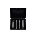 thumbnail image 1 of Outil d'Extraction de Vis Endommagées Outil de Retrait de Vis Extracteur de Vis Cassé Extracteur de Vis Haute Vitesse Tête en Acier Cassée Outil de Retrait de Filetage en Vrac Ensemble Extracteur de Vis à Double Tête 4 Pcs Argent, 1 of 1