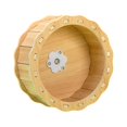 thumbnail image 4 of GROWTH TANK Roues de Course pour Hamster Jouets d'Exercice en Bois Silencieux Roue d'Exercice pour Gerbille 16.5cm, 4 of 9