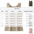 thumbnail image 2 of Miqool Débardeur Gainant à Encolure en V pour Femmes avec Soutien-Gorge Intégré, Sans Manches, Coupe Ajustée, Très Extensible, Camisole, Hauts d'Entraînement, 2 of 5