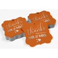 thumbnail image 4 of Inkdotpot Pack Of 100 Thanks From The New Wedding Paper Tags DIY Craft Bracket Shape Real Silver Foil Hang Tags, 4 of 7