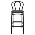 thumbnail image 4 of Compamia Victor Tabouret de Bar Contemporain en Résine pour Intérieur et Extérieur - Ensemble de 1, Noir, 4 of 7