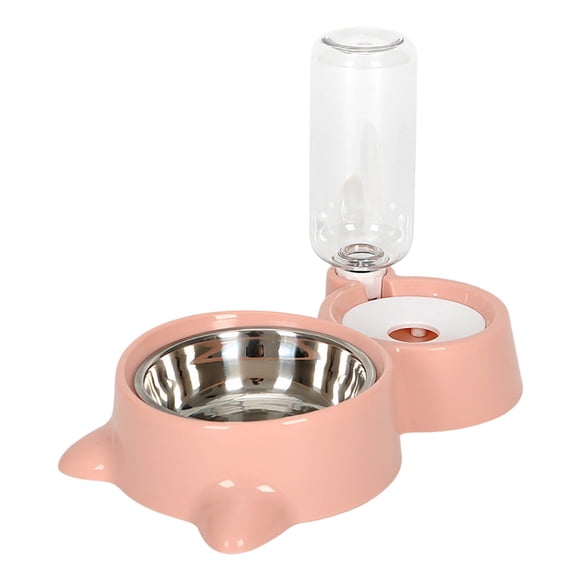 TIELUTT Automatic Water Dispenser Pet Bowl with Self Refilling Dog Cat Feeder Dog Bowls for Fast Eaters Cat Bowls Elevated Ceramic Dog Bowls Large Breed 8 Puppy Bowls for Litters Outward Slow Feeder