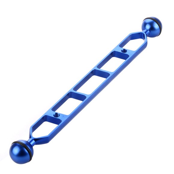 ruzhgo Diving Light Dual Ball Arm Joint Aluminum Alloy Underwater Photography Camera Accessories Blue 279.4mm