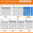 thumbnail image 3 of 80 Pieces Diamond Burr Bits Stone Carving Set for Rotary Tool with 1/8 Inch Shank for Polishing Engraving Stone, 3 of 6