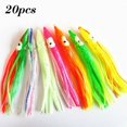 thumbnail image 1 of 20 Pcs Artificial Octopus Squid Soft Fishing Lures Bait Saltwater Colorful 5-16cm, 1 of 7