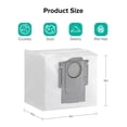 thumbnail image 3 of Roborock 6-Pack Disposable Dust Bags for Robot Vacuum Cleaner Q7 L5+, Q10 S5+, Q8 Max+, S8 Pro Ultra, S8+, Q7 Max+, Q5 Max+, Q5+, Q10 X5+, Q7 M5+, 3 of 7
