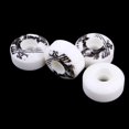 thumbnail image 3 of 4Pcs de Haute Qualité 4Pcs / Set 52x30mm Roues de Skate Durable PU Roues - Blanc, 3 of 8