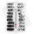 thumbnail image 1 of SNNROO 500pcs Micro Tiny Repair Screw Kit 18 Size Nickel Plating Tiny With ScrewdriverEyeglass Screws Sunglass Spectacles Watch Repair Replace Micro Parts Assortment kit, 1 of 5