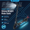 thumbnail image 2 of Gyrocopters FlashX Electric Scooter | Powerful Rear Wheel Drive with 32 km/h Speed | 32 km Range | UL2272 Approved | Smart App Control | Foldable & Light-weight | Puncture-Proof Tires | Cruise Control, 2 of 9