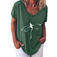thumbnail image 1 of Birdeem T-Shirt à Manches Courtes Imprimé pour Femmes, 1 of 1
