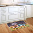thumbnail image 4 of Non-Slip Absorbent Floor Mat | Water and Oil Resistant Doormat for Kitchen, Bathroom, and Entryway | Felt and Rubber Backing | 40x60cm Indoor Outdoor Rug for Home, 4 of 4