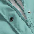 thumbnail image 5 of NARABB Women Casaul Solid Jackets Outdoor Plus Size Drawstring Zipper Hooded Raincoat Windproof Tops Coat With Pocket, 5 of 5