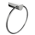 thumbnail image 1 of 7.09-in. W Round Stainless Steel Towel Ring In Chrome Color AI-3054, 1 of 3