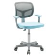 thumbnail image 1 of Costway Auto Lock Kids Mesh Chair with Armrests Height Adjustable 360-Degree Swivel Blue, 1 of 10