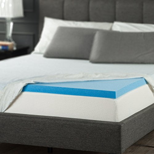 Zinus 2 Inch Gel Memory Foam Mattress Topper, Queen