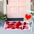 thumbnail image 1 of Wzzjkit Valentine's Day Door Mat - Super Absorbent Quick Dry Love Pattern Front Mats Bath Rug Rubber Backing Non Slip Washable Carpet - Valentine's Day Decorations Door Mat Outside Entrance (M), 1 of 6