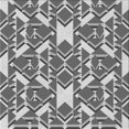 thumbnail image 1 of Ahgly Company Tapis d'Intérieur Lavable à la Machine, Carré, Transitionnel, Gris Argenté, Tapis de Zone, 6 Pieds Carré, 1 of 7