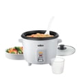 thumbnail image 3 of Automatic Drum Style Rice Cooker & Steamer - White, 6 Cup, RC2104WH, 3 of 4