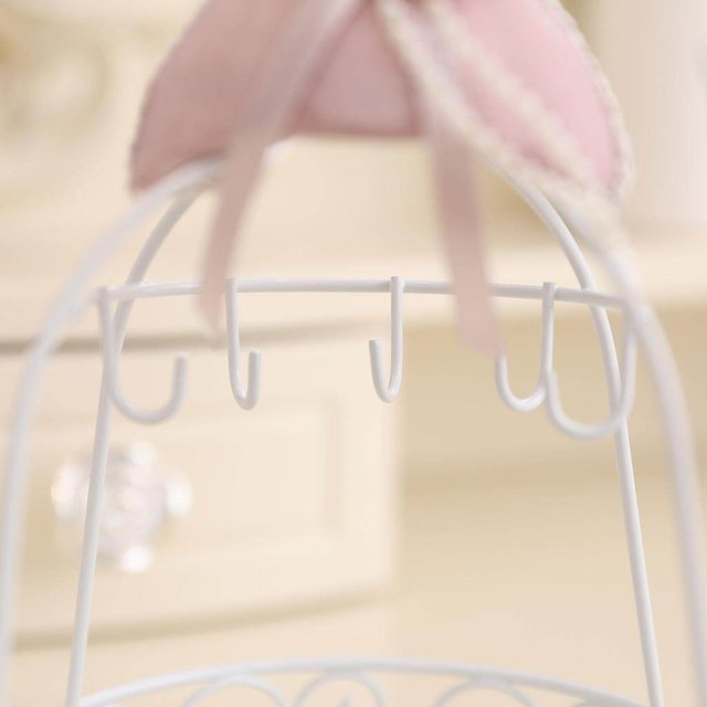 Baohd Elegant Evening Dress Lady Mannequin Hook Jewelry Organizer Display Showcase Pink 2