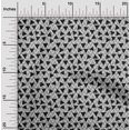 thumbnail image 2 of oneOone Georgette Viscose Gray Fabric Geometric Triangle With Chevron Sewing Craft Projects Fabric Prints By Yard 42 Inch Wide, 2 of 4