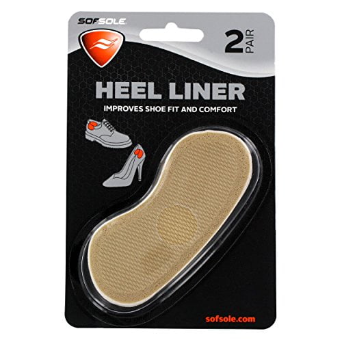Coussins Doublure de Talon à Semelle Souple pour Améliorer l'Ajustement et le Confort des Chaussures, 2 Paires