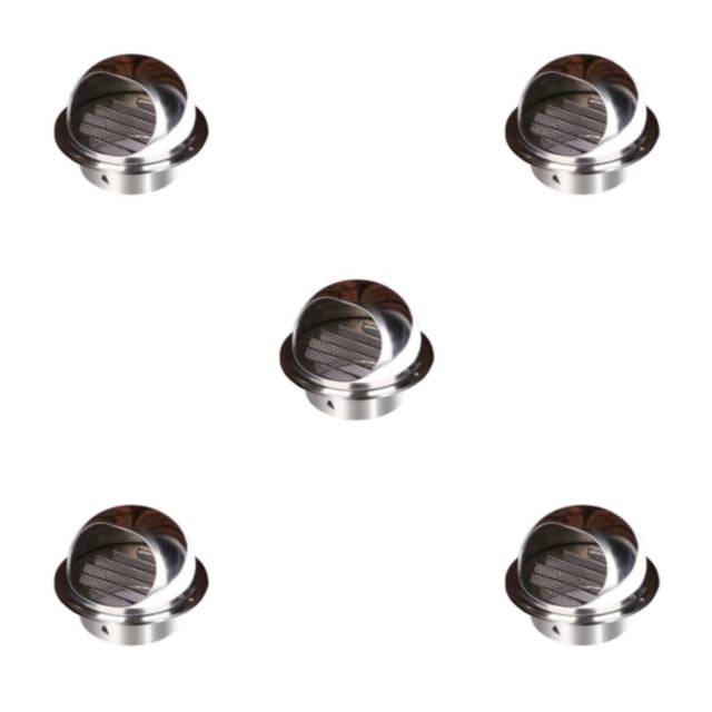 Thinsony Breathable And Rainproof Stainless Steel Air Vent For Ventilation In Any Environment Wide Application Ventilation Cover 150mm 5Set