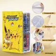 thumbnail image 4 of Trading Card Holder Card Album Binder, Protection Folder Book Collectible Card Album, 4-Pocket with 30-Pages 240-Trading Cards Capacity, Present for Children-AAC2, 4 of 5