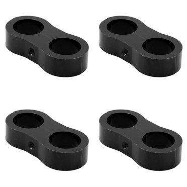 10AN Hose Separator Clamp, Durable Compact Fuel Hose Divider  For Brake Gas Line