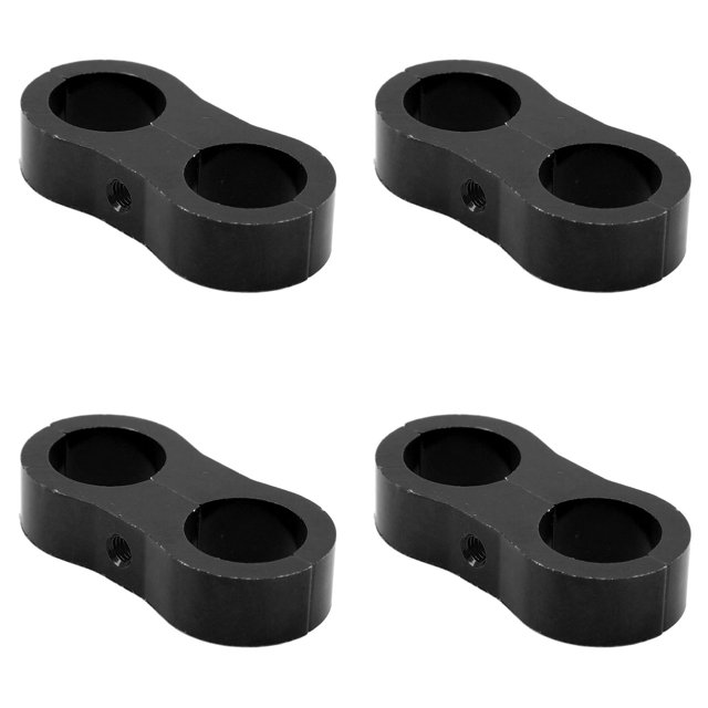 10AN Hose Separator Clamp, Durable Compact Fuel Hose Divider For Brake Gas Line