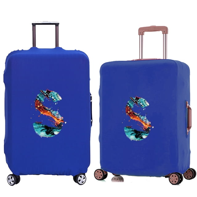 Suitcase Protective Cover Trolley Travel Suitcase Elastic Dustroof Cover Apply To 18-28 Inch Luggage Paint Series Pattern 8paintS L