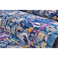 thumbnail image 4 of Rowen Dark Blue Traditional Indoor/Outdoor Area Rug 7'10" x 10'5", 4 of 6